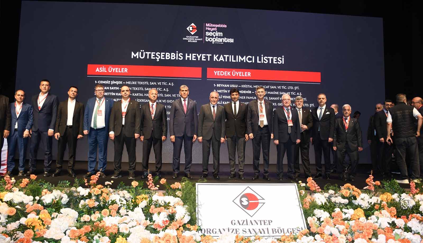 Cengiz Şimşek, oybirliği ile yeniden Gaziantep OSB başkanı seçildi