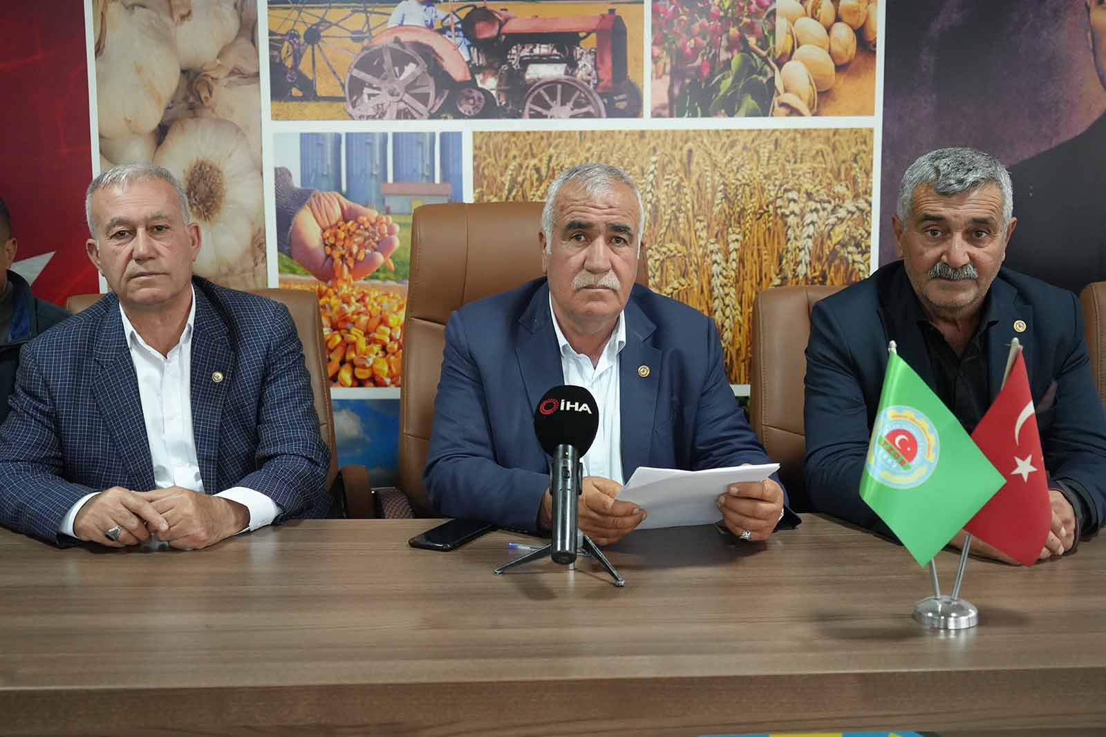 Ziraat oda başkanlarından zarar açıklaması