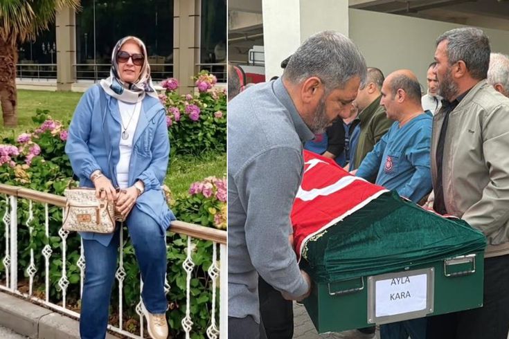 Öğrencilerine siper olan Ayla öğretmenin cenazesi ailesine teslim edildi