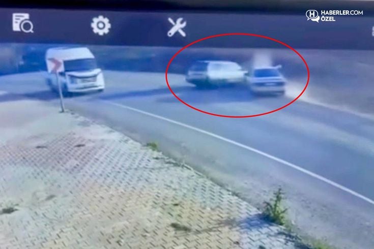 Virajda iki otomobil birbirine girdi: 1 ölü, 1 yaralı